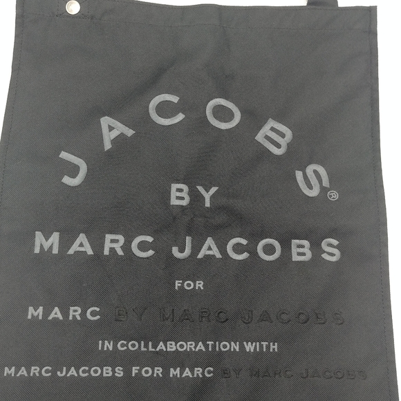RARE MARC BY MARC JACOBS Shopper \Tote Bag Black Embroidered - Picture 3 of 8